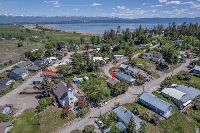 33 Summit Ave, Somers, MT 59932 - aerial view of a water and mountain view