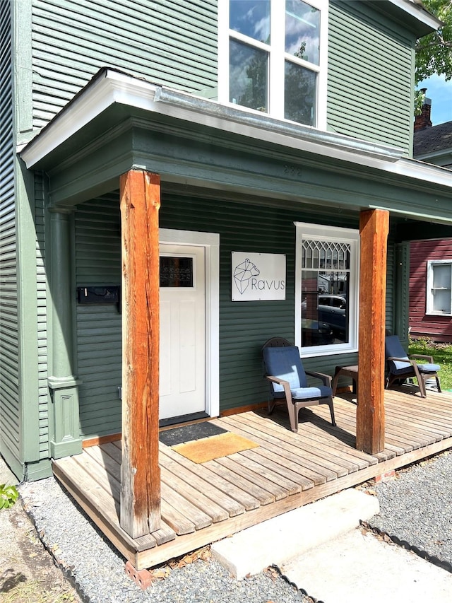 232 N 1st St W, Missoula, MT 59802 - doorway to property featuring a porch