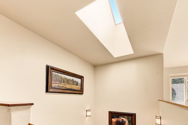 detailed view of a skylight