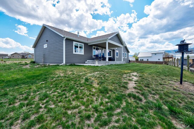 view of rear view of property