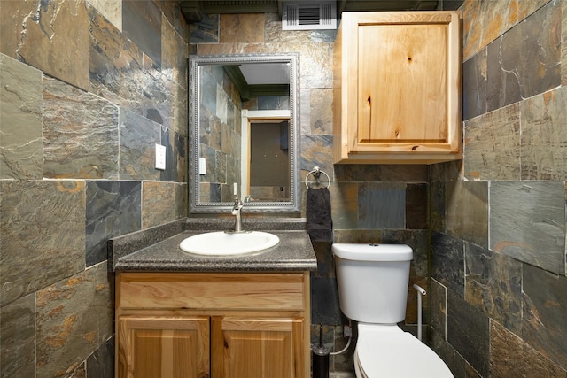 1492 Mcmannamy Draw, Kalispell, MT 59901 - bathroom with tile walls and vanity