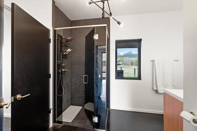 772 Denver St Unit A & B, Whitefish, MT 59937 - full bath featuring a shower stall and vanity