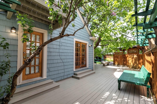 300 Evans Ave, Missoula, MT 59801 - wooden deck with entry steps