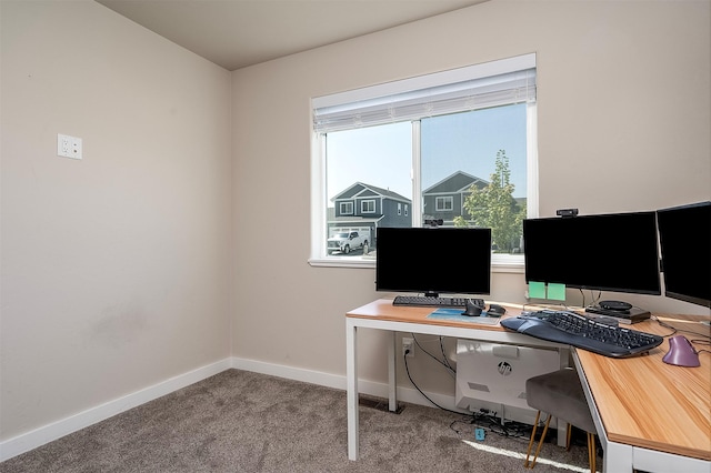 517 Raven Ln, Kalispell, MT 59901 - home office featuring carpet floors and baseboards