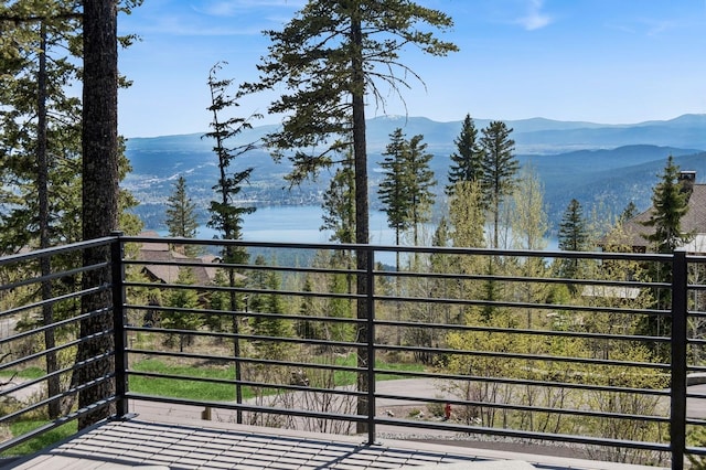 145 Elk Highlands Dr, Whitefish, MT 59937 - balcony with a mountain view
