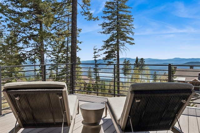 145 Elk Highlands Dr, Whitefish, MT 59937 - balcony featuring a mountain view