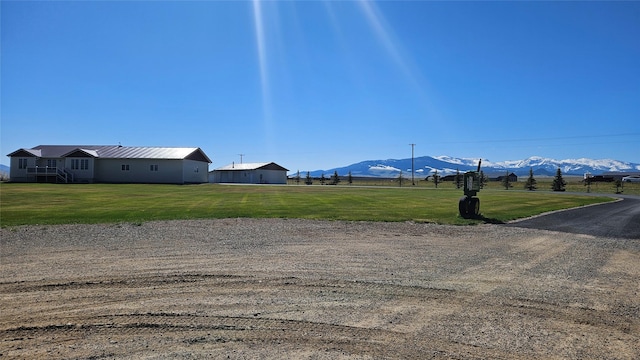2315 Cattle Dr, East Helena, MT 59635 - view of grassy yard featuring a mountain view