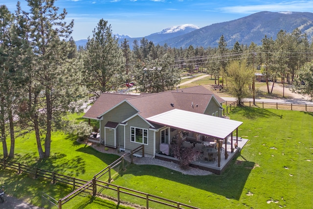 286 Ordway Dr, Florence, MT 59833 - view of subject property with a mountain backdrop