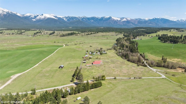 222 Lundeen Rd, Eureka, MT 59917 - view of rural area featuring a mountain backdrop