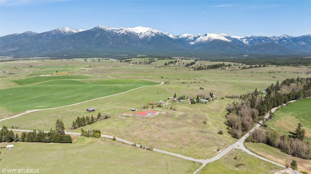 222 Lundeen Rd, Eureka, MT 59917 - bird's eye view of a mountainous background