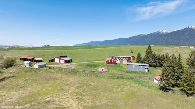 222 Lundeen Rd, Eureka, MT 59917 - view of mountain backdrop featuring rural landscape and agricultural land