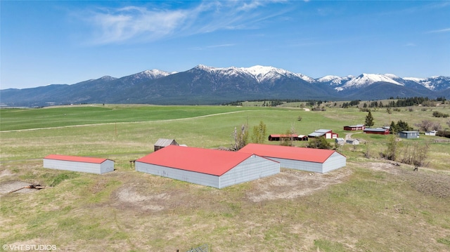 222 Lundeen Rd, Eureka, MT 59917 - mountain view featuring rural landscape and a pastoral area