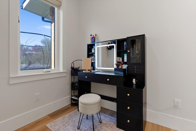 5519 Golf Dr, Lolo, MT 59847 - home office with wood finished floors and baseboards