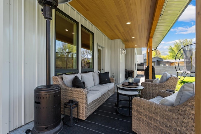 5519 Golf Dr, Lolo, MT 59847 - view of patio with outdoor lounge area