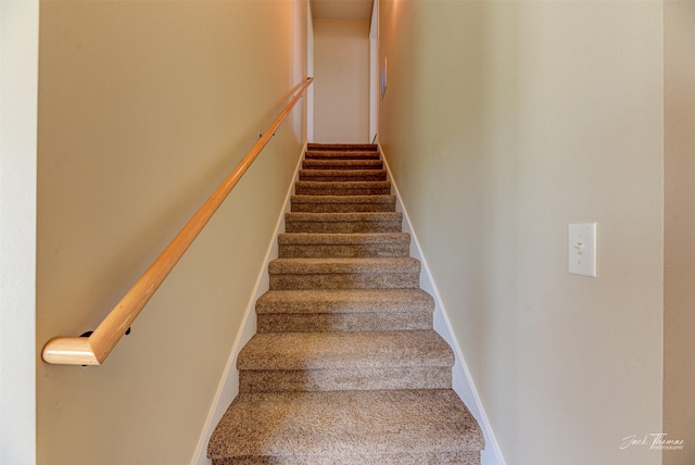 7175 Bootlegger Dr, Helena, MT 59602 - stairs with carpet floors and baseboards