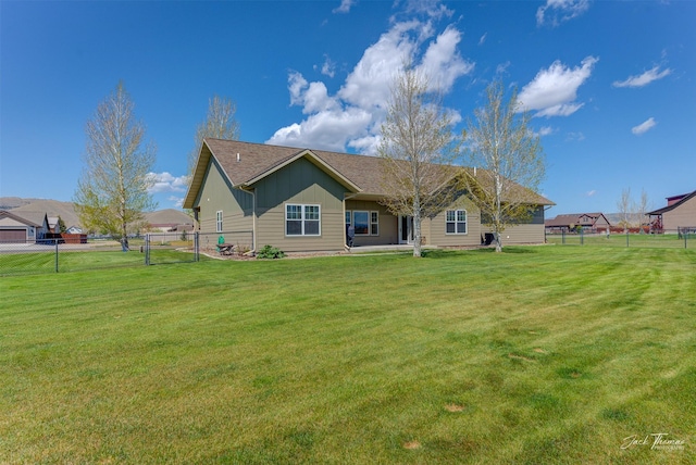 7175 Bootlegger Dr, Helena, MT 59602 - back of property with board and batten siding