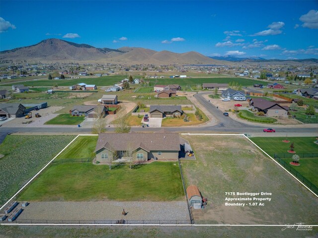 7175 Bootlegger Dr, Helena, MT 59602 - bird's eye view of mountains