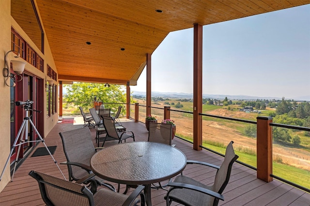 470 Salmon Way, Corvallis, MT 59828 - view of wooden terrace