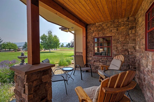470 Salmon Way, Corvallis, MT 59828 - view of patio / terrace
