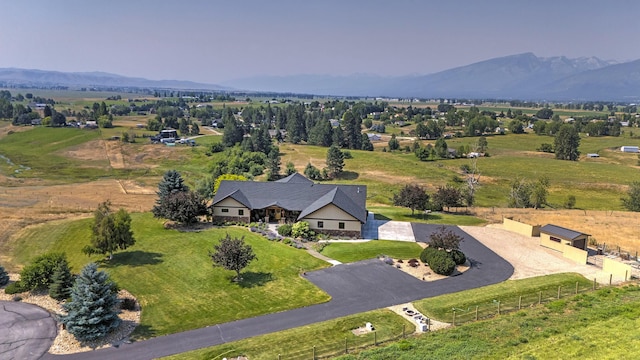 470 Salmon Way, Corvallis, MT 59828 - overview of rural landscape with a mountain backdrop