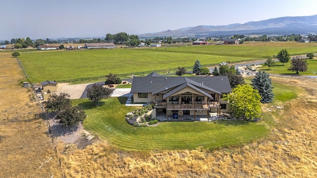 470 Salmon Way, Corvallis, MT 59828 - overview of rural landscape featuring a mountainous background