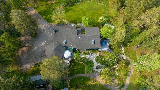 aerial view of property's location