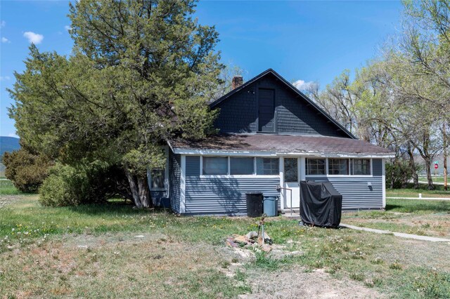 4 Ratcliff Rd, Hot Springs, MT 59845 - back of property featuring a chimney