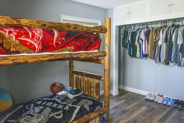 179 Fairmont Rd, Kalispell, MT 59901 - bedroom with dark wood-style flooring and baseboards