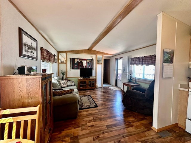 3000 Villard Ave Unit 80, Helena, MT 59601 - living area with wood finished floors