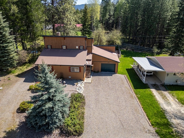 102 Scenery Rd, Libby, MT 59923 - aerial view of property and surrounding area