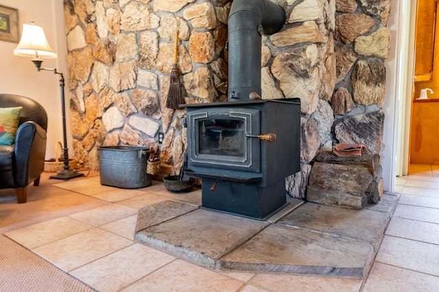 102 Scenery Rd, Libby, MT 59923 - detailed view of a wood stove