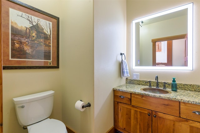 10758 Sleeman Creek Rd, Lolo, MT 59847 - bathroom featuring toilet and vanity