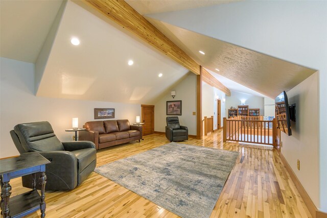 10758 Sleeman Creek Rd, Lolo, MT 59847 - living area featuring wood finished floors, recessed lighting, and baseboards