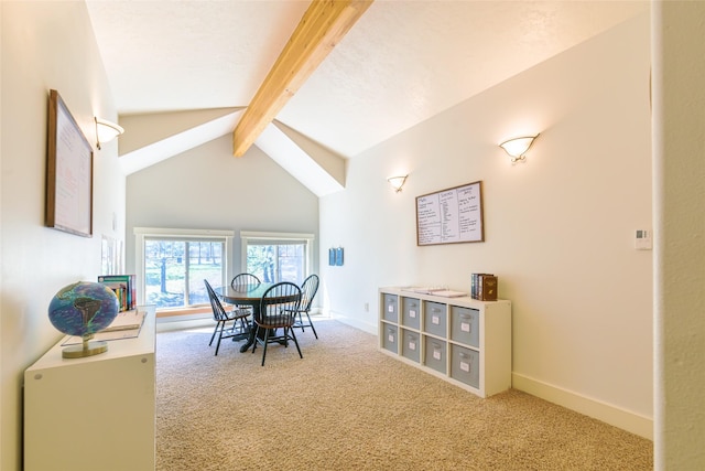 10758 Sleeman Creek Rd, Lolo, MT 59847 - dining room featuring carpet floors and baseboards