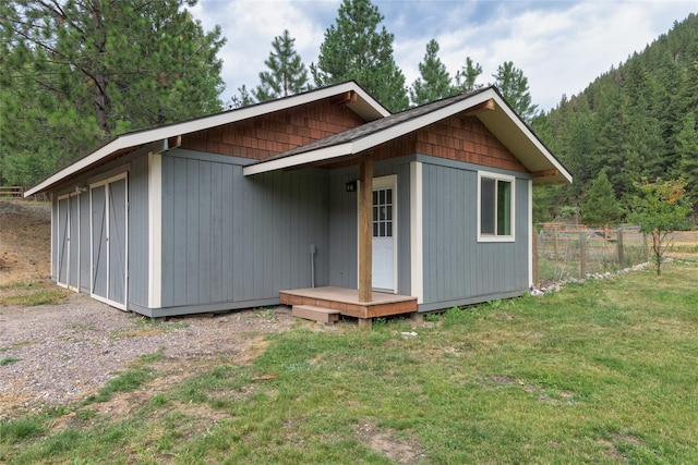 10758 Sleeman Creek Rd, Lolo, MT 59847 - view of outbuilding with a view of trees