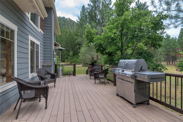 10758 Sleeman Creek Rd, Lolo, MT 59847 - deck with grilling area
