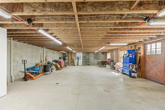 668 Dry Gulch Rd, Stevensville, MT 59870 - below grade area featuring electric panel and water heater