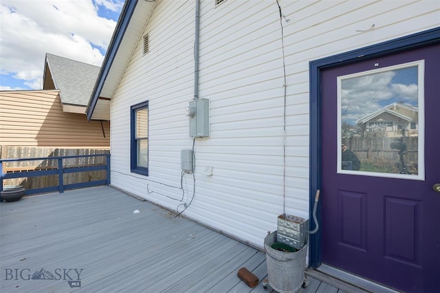 843 Lewisohn St, Butte, MT 59701 - view of wooden terrace