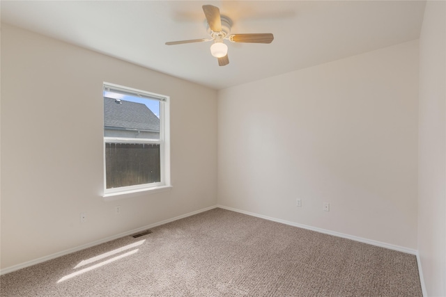 550 Green Tree Dr, Belgrade, MT 59714 - spare room featuring carpet flooring, a ceiling fan, and baseboards