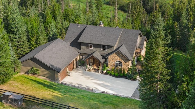15 Sandi Ln, Heron, MT 59844 - view of subject property featuring a heavily wooded area