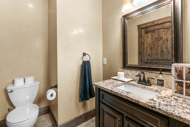 15 Sandi Ln, Heron, MT 59844 - bathroom with toilet, vanity, and baseboards