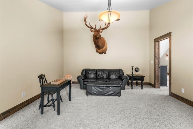 15 Sandi Ln, Heron, MT 59844 - sitting room featuring carpet and baseboards