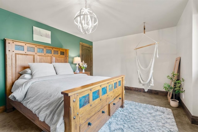 15 Sandi Ln, Heron, MT 59844 - bedroom with a chandelier and baseboards