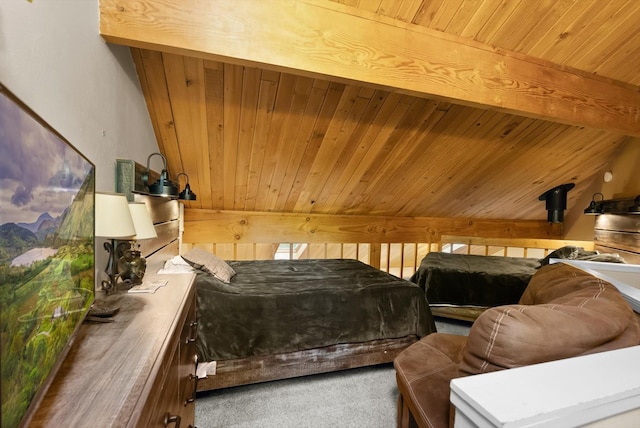 32 Alder Way Unit 4C, Whitefish, MT 59937 - carpeted bedroom with wooden ceiling and wooden walls