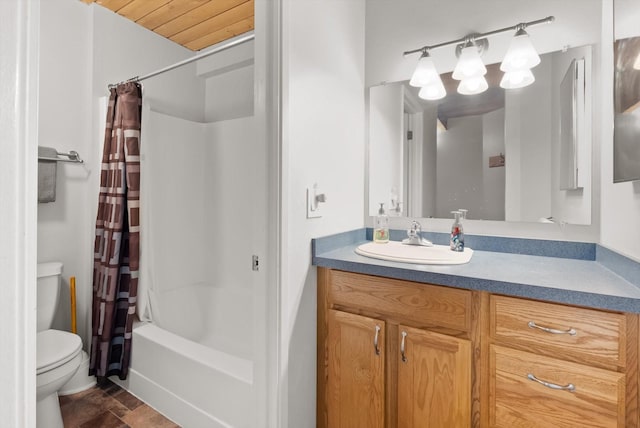 32 Alder Way Unit 4C, Whitefish, MT 59937 - bathroom with vanity and shower / bath combo with shower curtain