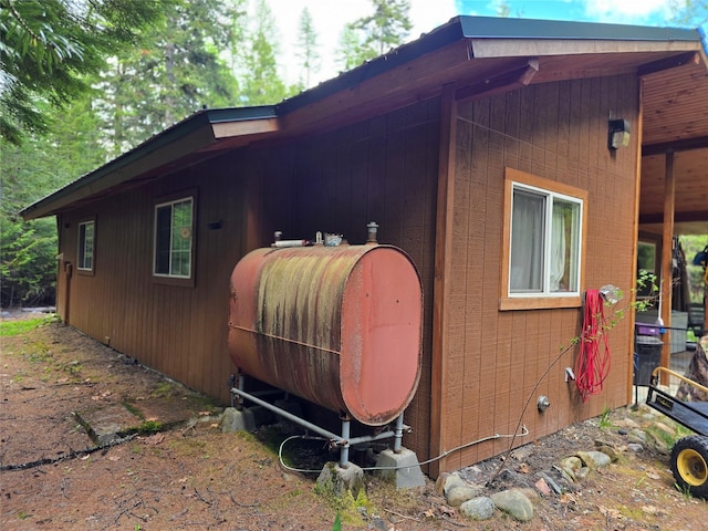 401 Western Larch Ln, Yaak, MT 59935 - view of side of property featuring oil tank