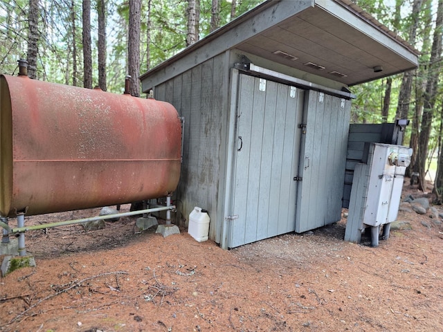401 Western Larch Ln, Yaak, MT 59935 - view of shed featuring heating fuel