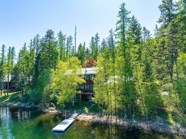 655 Leksand Trl, Whitefish, MT 59937 - dock featuring a water view