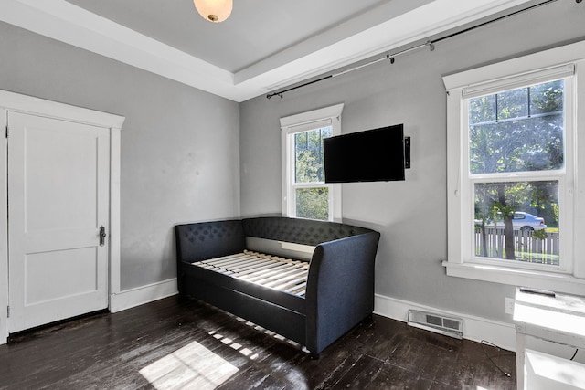 705 N 3rd St W, Missoula, MT 59802 - bedroom with baseboards and dark wood-type flooring