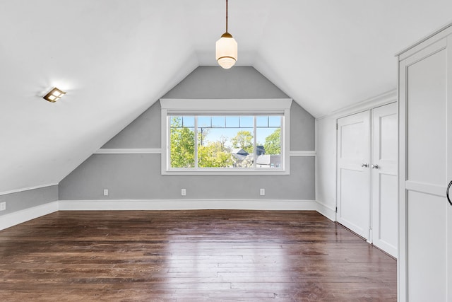 705 N 3rd St W, Missoula, MT 59802 - bonus room with wood-type flooring, lofted ceiling, and baseboards